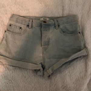 high waisted shorts